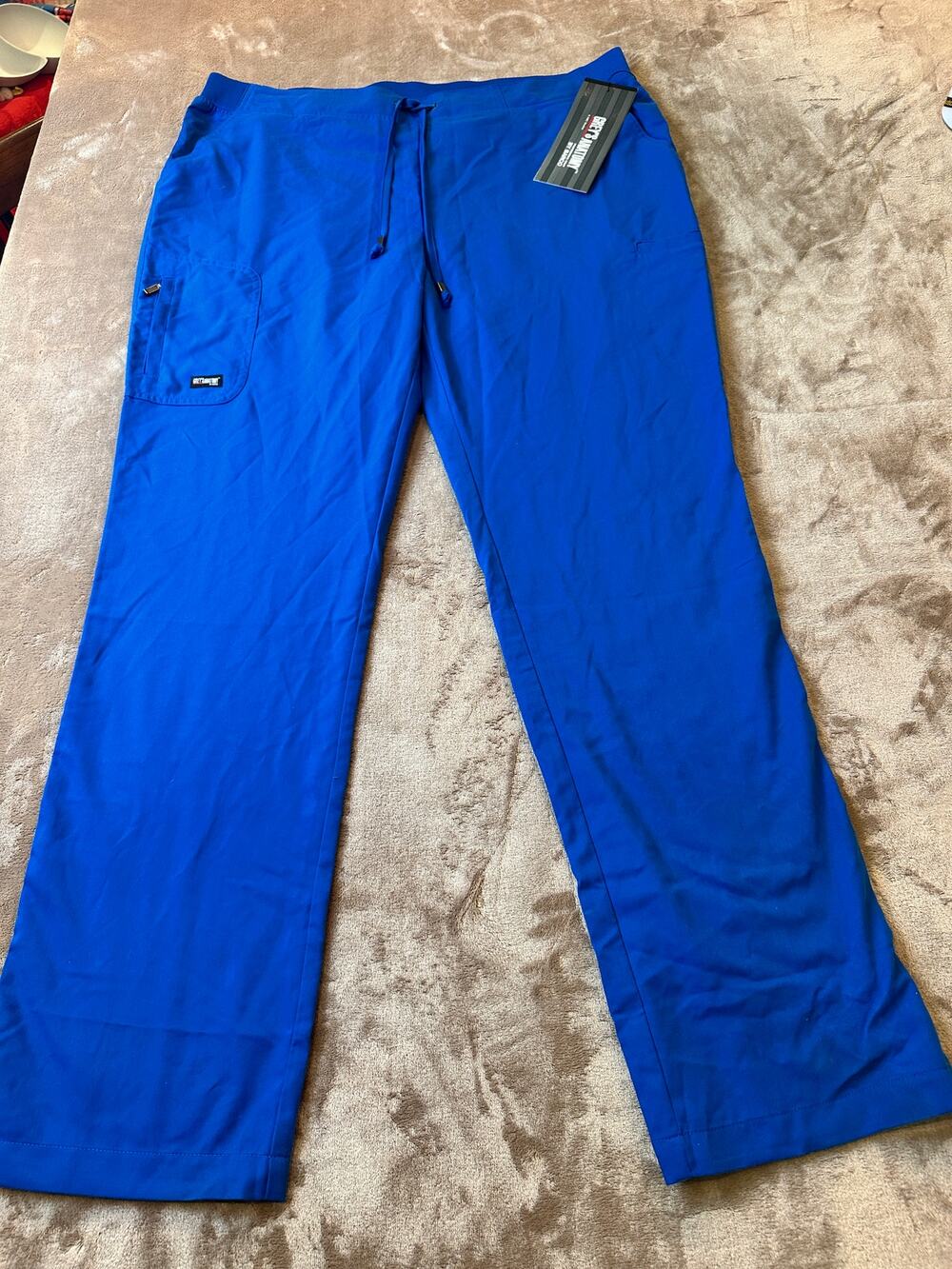 Grey's Anatomy by Barco Royal Blue Scrub Pants XLT NWT